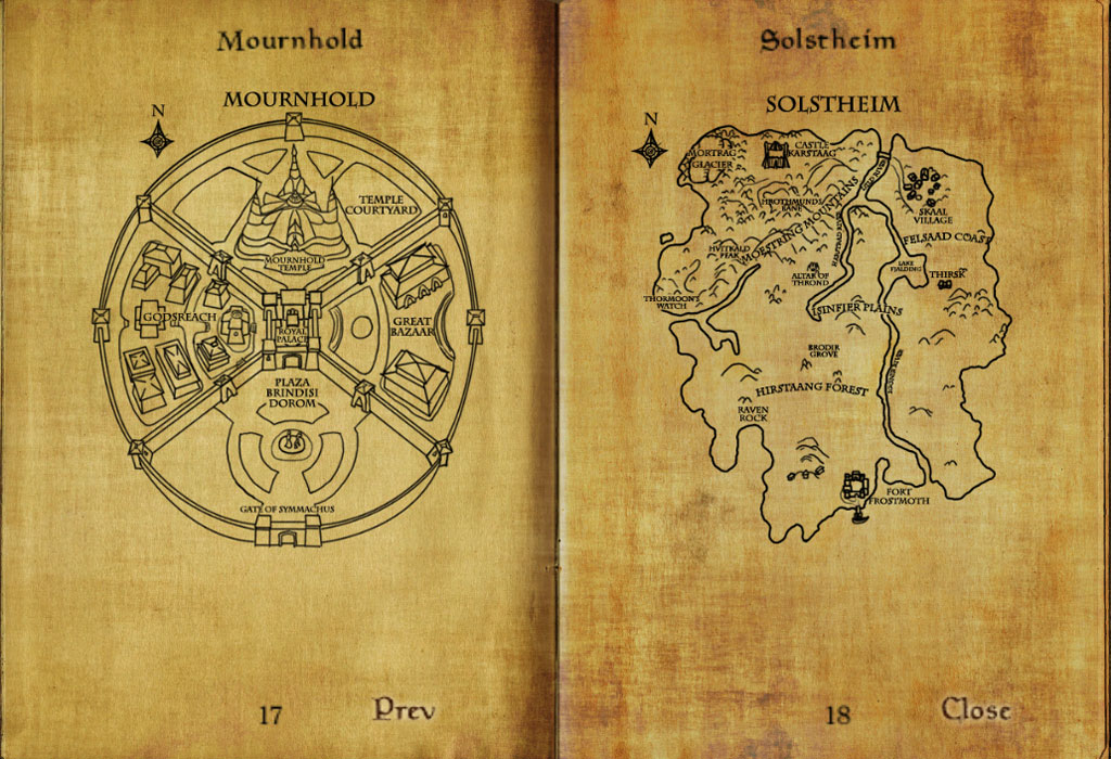 Morrowind карта на русском
