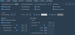 Onglet Interface