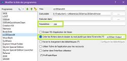 Lier le programme dans MO2