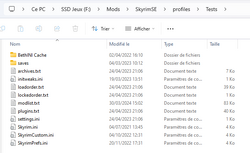 Dossier d'un profil MO2