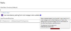 Configuration des chemins dans EasyNPC