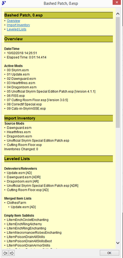 Résumé du Bashed Patch