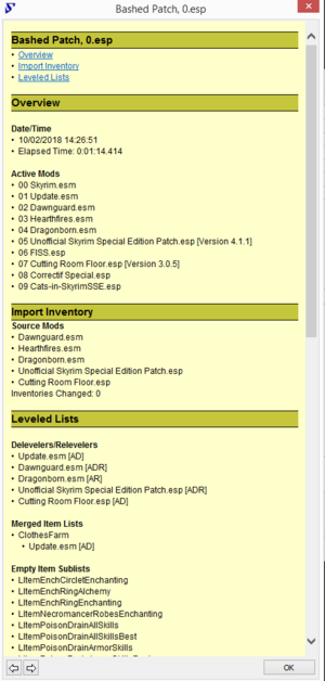 Résumé du Bashed Patch