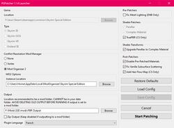 Fenêtre principale de PGPatcher