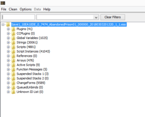 Fenêtre principale de FallrimTools