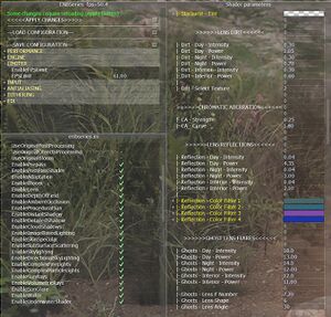 Configuration in-game de l'ENB